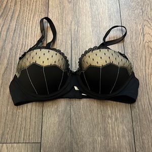 Adore me black push up bra